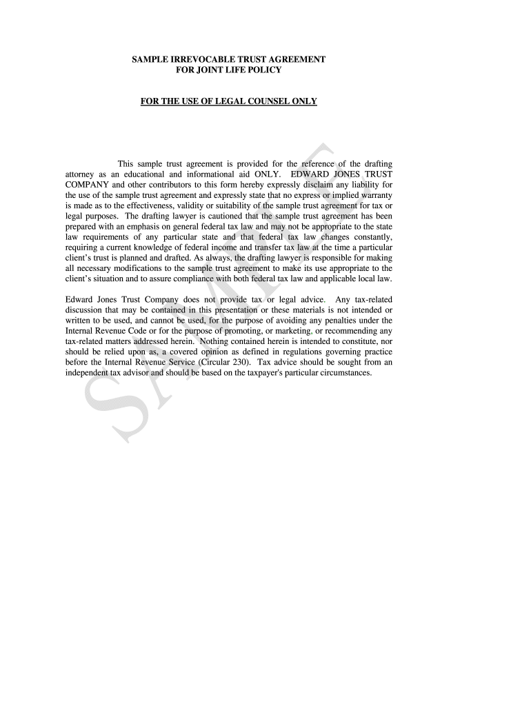 Edward Jones Power of Attorney Form