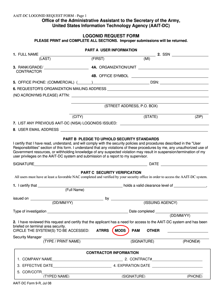 Aait Dc 9r Form