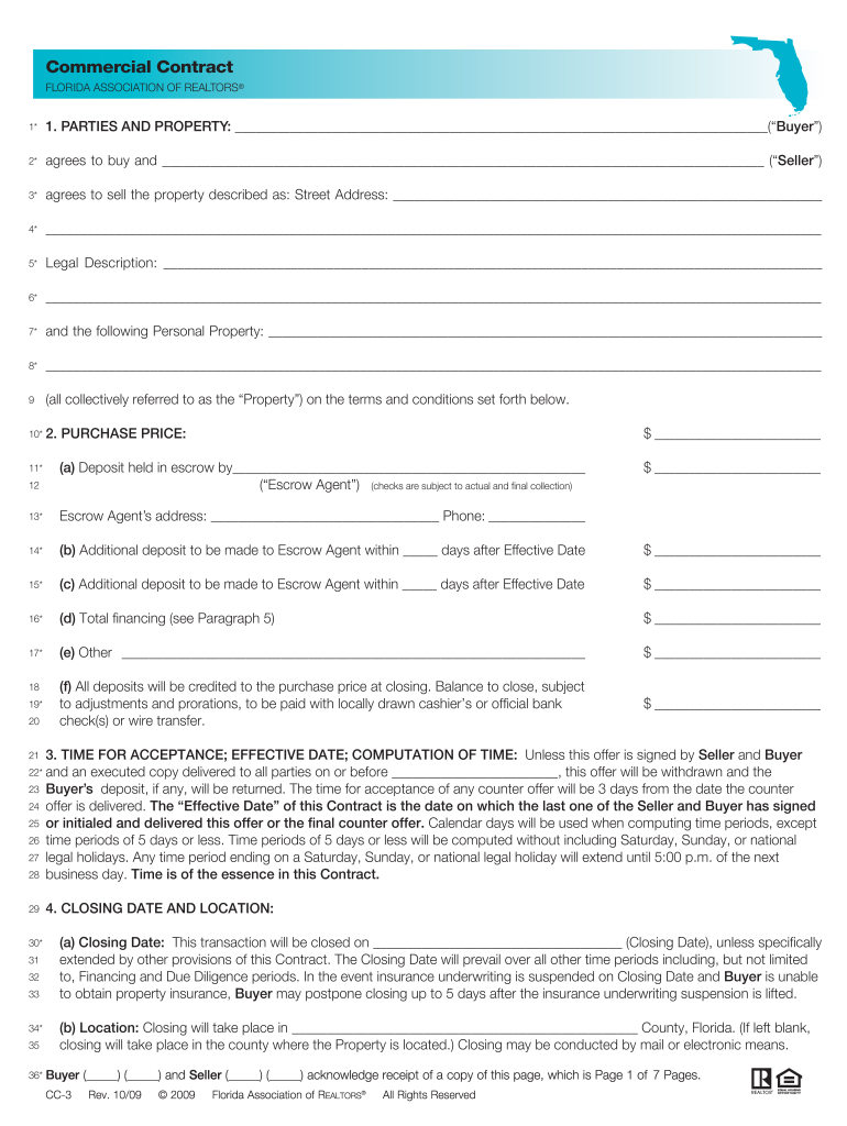 Farbar Commercial Contract  Form