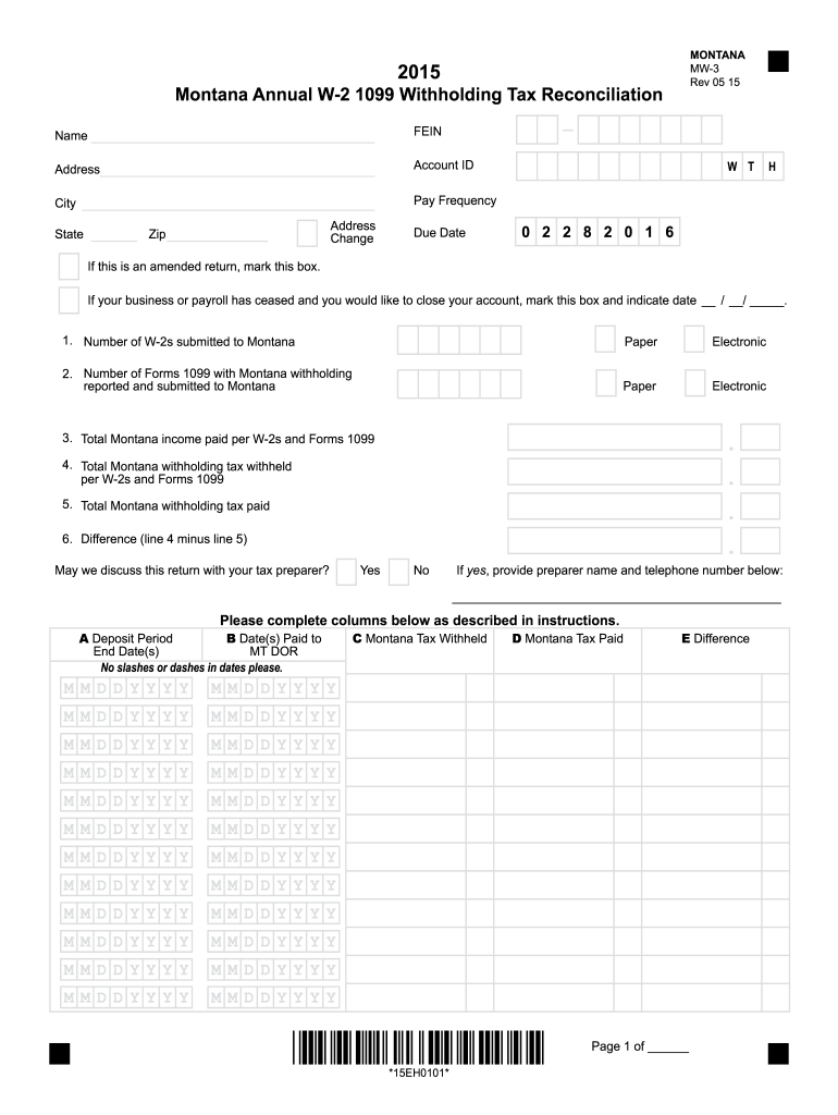  Form Mw 3 2015