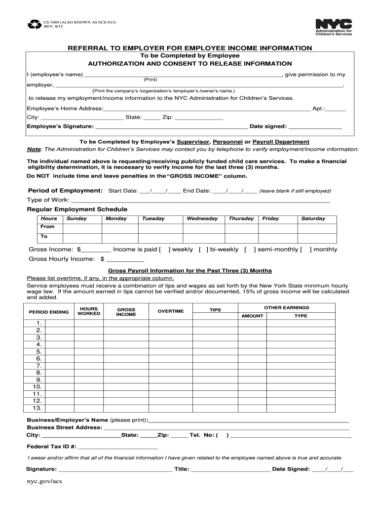  1069 Form 2015