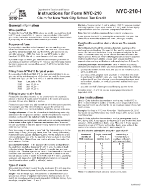 NYC 210 Form - Fill Out and Sign Printable PDF Template | signNow