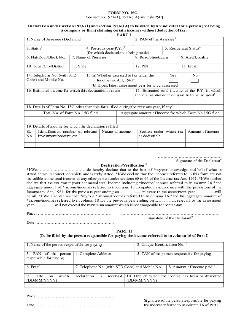 See Section 197A1, 197A1A and Rule 29C  Form