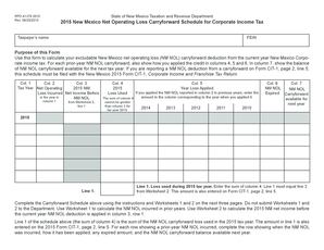 New Mexico Form Rpd 41379