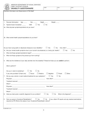 Missouri Medicaid Application  Form