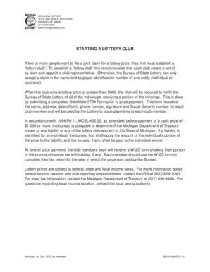 How to Form a Lottery Club in Michigan