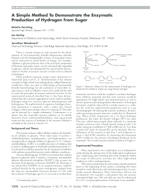 A Simple Method to Demonstrate the Enzymatic  Form