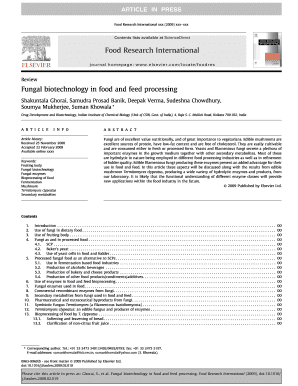 Fungi Biotechnology in Food Process PDF  Form