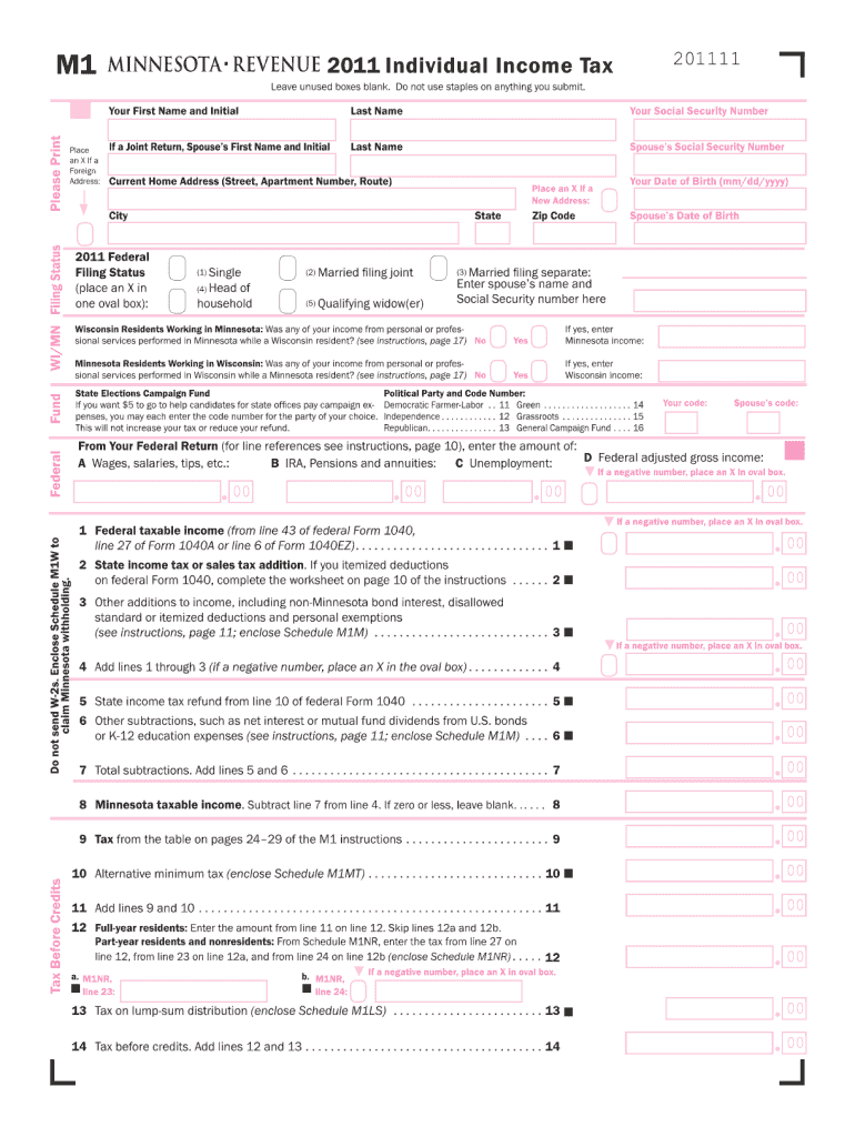 M1 Form