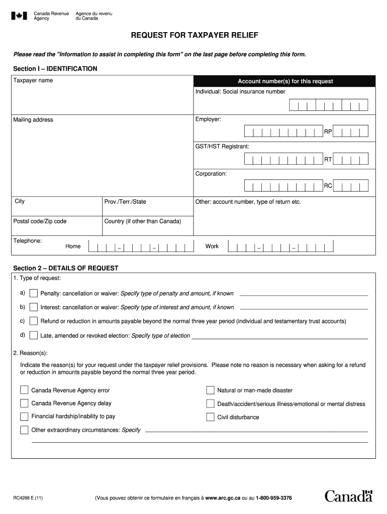 Canada Tax Forms