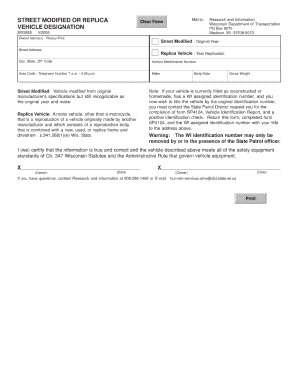 Application for Bonded Certificate of Title for a Vehicle Wisconsin  Form