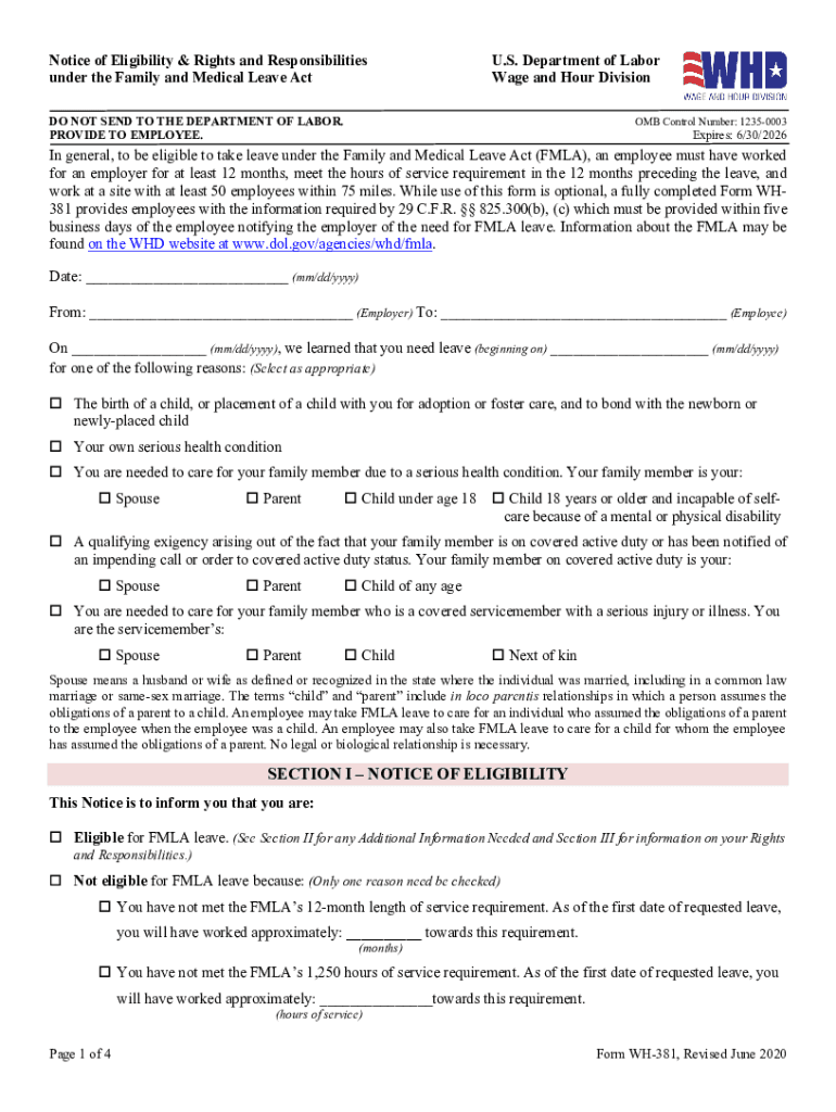 Fmla Missouri Application  Form