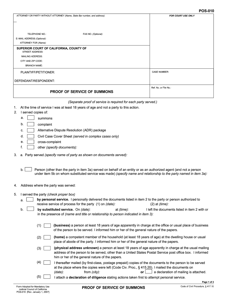 Pos 010  Form