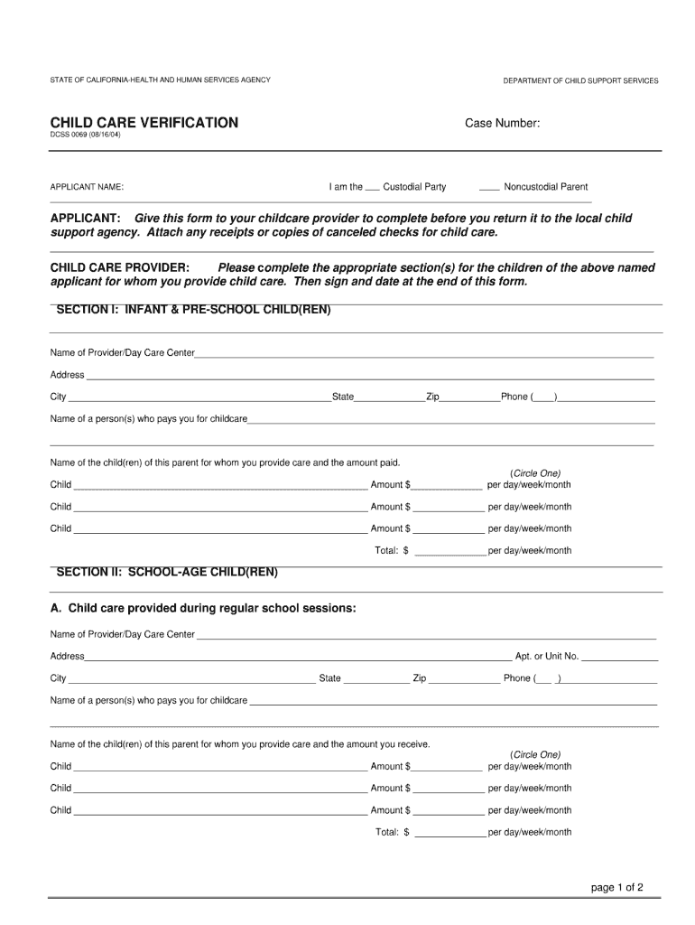  Dcss 0069  Form 2004