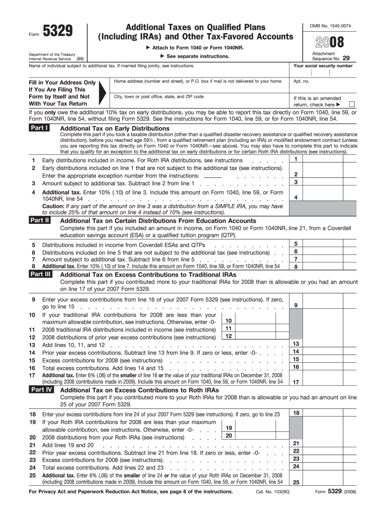  Including IRAs and Other TaxFavored Accounts Irs 2008