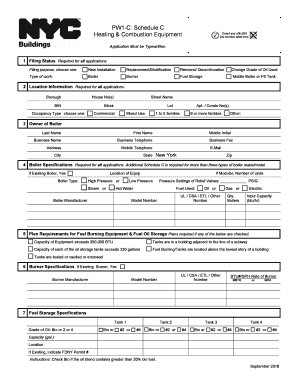  Nyc Dob Schedule C 2016-2024