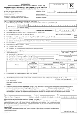  Notification by an Employer of an Employee Who Commences to Be Employed IR56E Notification by an Employer of an Employee Who Com 2014