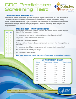 Cdc Screening Form Get