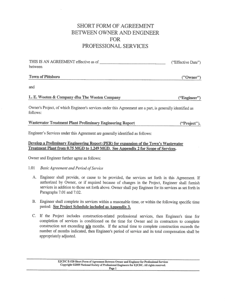 Ejcdc E 520  Form