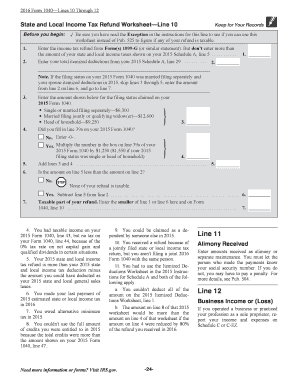 Form 1040Lines 10 through 12