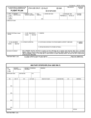 Faa Federal Aviation Administration  Form