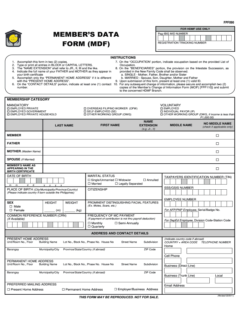  How to Find My Unprint Mdf Form of Pag Ibig 2011-2024