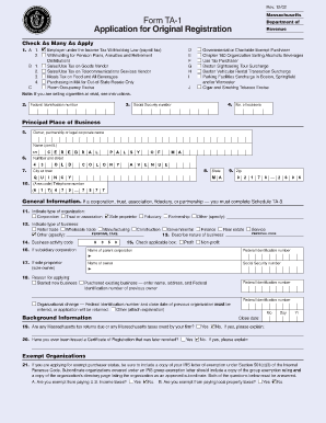 Form Ta 1 Rev Where Can I Print Form
