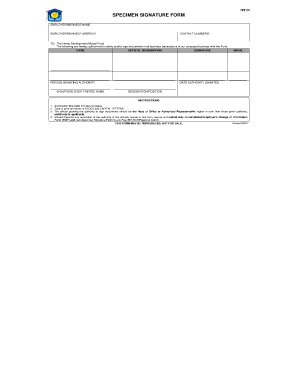 How to Fill Up Pag Ibig Specimen Signature Form