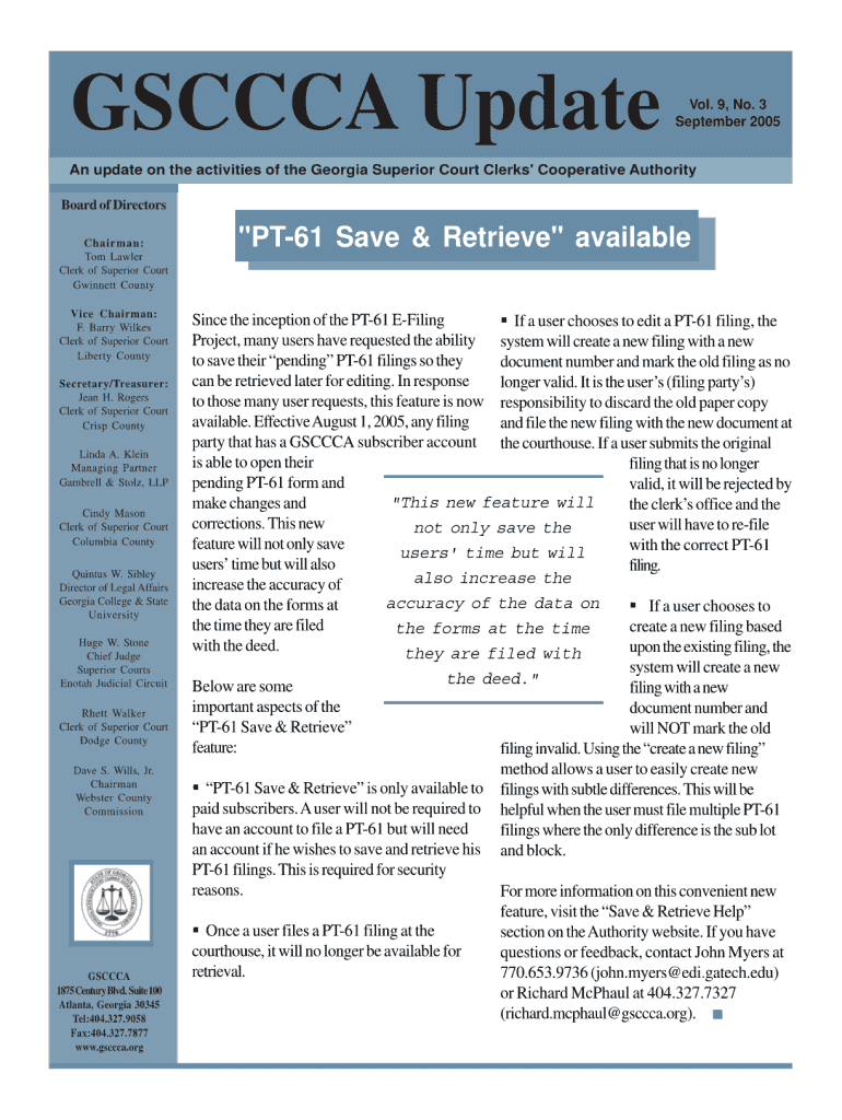  Pt 61 Blank Form 2005