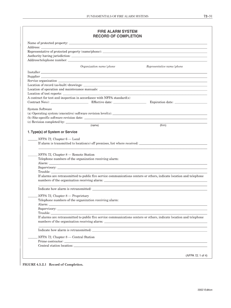 Get and Sign Nfpa 72 PDF 2002-2022 Form