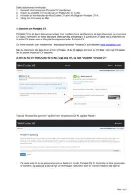 Portable Cv  Form