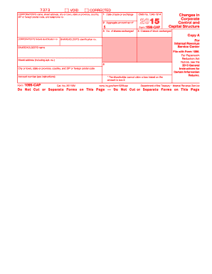 Form 1099 CAP Irs