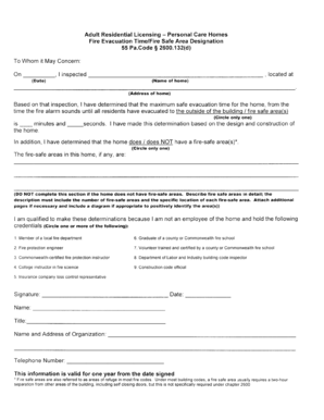 55 Pa Code 2600 132 D  Form