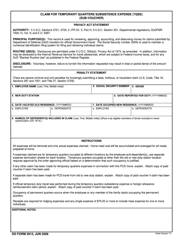 2912  Form