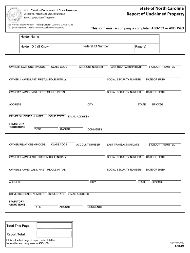 Asd 21  Form