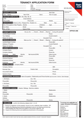 Bigg Scott Application  Form