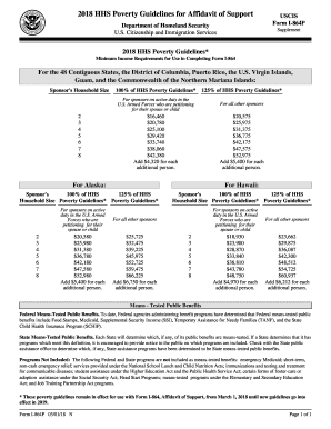 Uscis Poverty Guidelines  Form