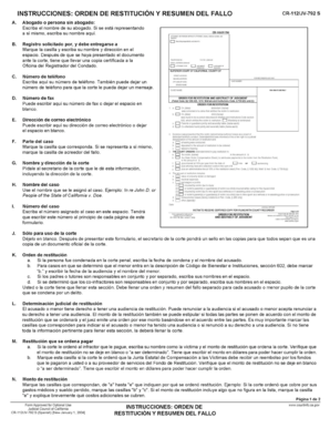  INSTRUCCIONES ORDEN DE REST TUCI N Y RESUMEN DEL    Courts Ca 2004