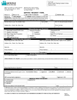 Molina Auth Form