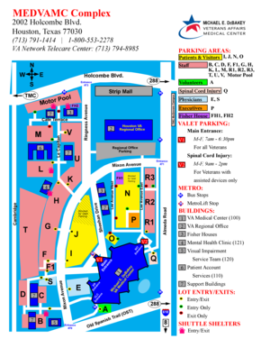 Michael E Debakey Va Medical Center Map  Form