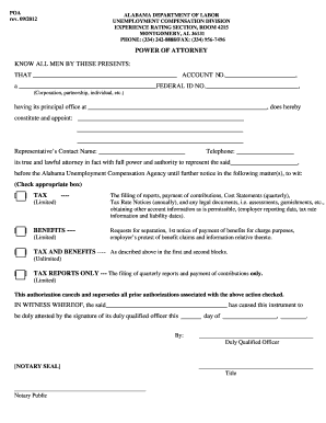 Alabama Labor Form