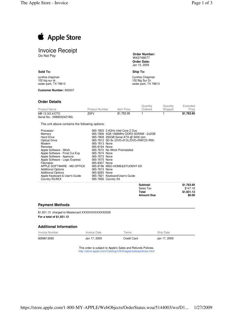 Store Receipts Template from www.signnow.com