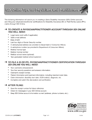 Physician Practitioner&#039;s Supplementary Certificate  Form