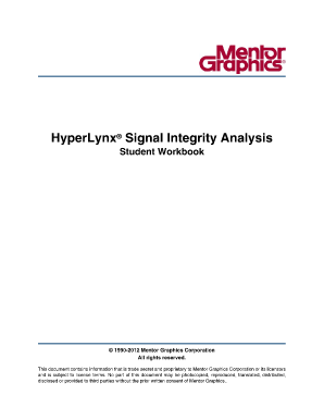 Hyperlynx Tutorial PDF  Form