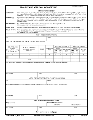 Dla Form 73