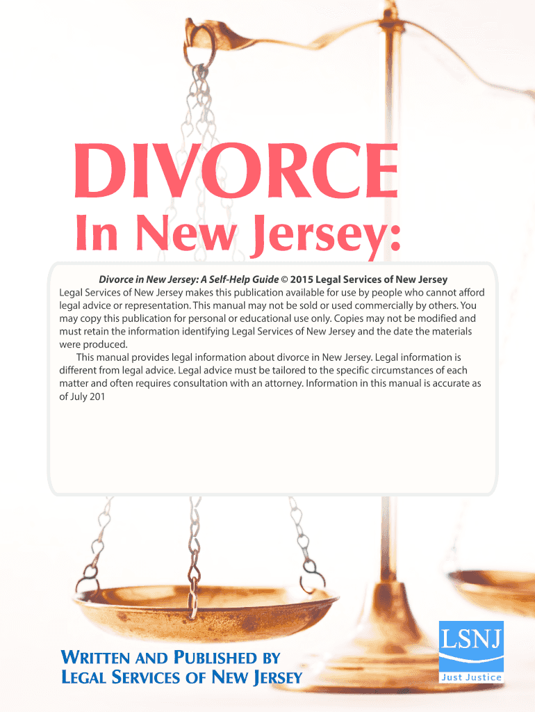 Nj Divorce Forms PDF