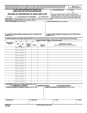 Aphis Form 7006