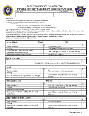 Visio PPE Inspection Vsdx  Form