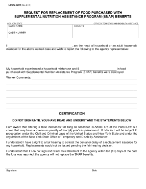 Ldss 2291  Form