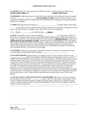 Hall Rental Agreement Template  Form